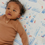 Premium Knit Fitted Crib Sheet - The Polar Express