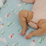 Premium Knit Fitted Crib Sheet - Frosty the Snowman™