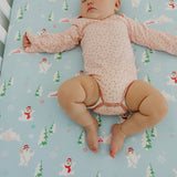 Premium Knit Fitted Crib Sheet - Frosty the Snowman™