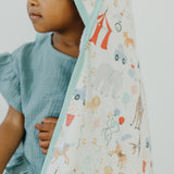 Premium Baby Knit Hooded Towel - Bailey