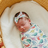 Ribbon Baby Bow - Dinosaurs of Jurassic Park