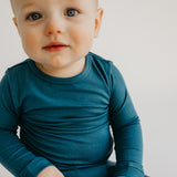 2pc Long Sleeve Pajama Set - Steel