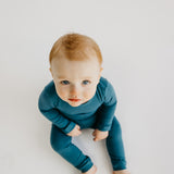 2pc Long Sleeve Pajama Set - Steel