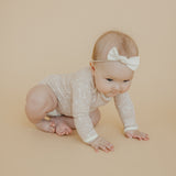 Long Sleeve Bodysuit - Sandy
