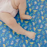 Premium Knit Fitted Crib Sheet - Birdie