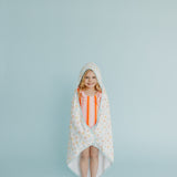 Premium Baby Knit Hooded Towel - Daisy