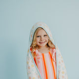 Premium Baby Knit Hooded Towel - Daisy