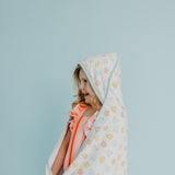 Premium Baby Knit Hooded Towel - Daisy