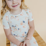 2pc Short Sleeve Pajama Set - Caroline