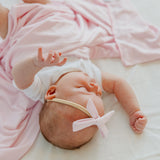 Ribbon Baby Bow - Blossom