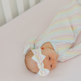 Knit Headband Bow - Lucky