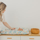Premium Knit Diaper Changing Pad Cover - Clara