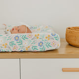 Premium Knit Diaper Changing Pad Cover - Clara