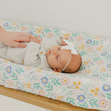 Premium Knit Diaper Changing Pad Cover - Clara