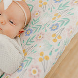 Premium Knit Diaper Changing Pad Cover - Clara