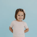 2pc Short Sleeve Pajama Set - Blush