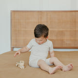 2pc Short Sleeve Pajama Set - Oat
