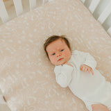 Premium Knit Fitted Crib Sheet - Sandy