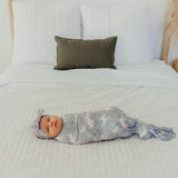 Knit Swaddle Blanket - Timber