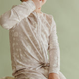 Zip-Up Footie Pajama - Tracker