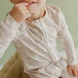 Zip-Up Footie Pajama - Tracker