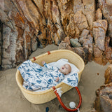 Knit Swaddle Blanket - Cove