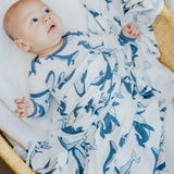Knit Swaddle Blanket - Cove