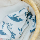 Newborn Knotted Gown - Cove