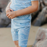 2pc Short Sleeve Pajama Set - Surf