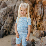 2pc Short Sleeve Pajama Set - Surf