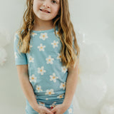 2pc Short Sleeve Pajama Set - Della