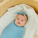 Ribbon Baby Bow - Robin