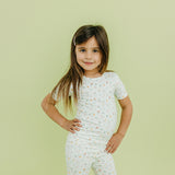 2pc Short Sleeve Pajama Set - Mabel