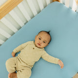Premium Knit Fitted Crib Sheet - Robin