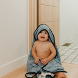 Premium Baby Knit Hooded Towel - Starships