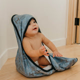 Premium Baby Knit Hooded Towel - Starships