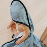 Premium Baby Knit Hooded Towel - Starships