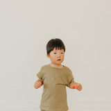 Cotton Pocket Tee - Dark Olive