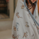 Premium Big Kid Hooded Towel - Winnie the Pooh and Friends