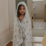 Premium Big Kid Hooded Towel - Winnie the Pooh and Friends