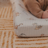 Premium Knit Diaper Changing Pad Cover - Winnie the Pooh and Friends