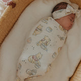 Knit Swaddle Blanket - Hunny