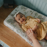 Premium Knit Diaper Changing Pad Cover - Hundred Acre Wood