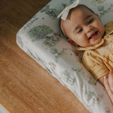 Premium Knit Diaper Changing Pad Cover - Hundred Acre Wood