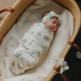 Knit Swaddle Blanket - Hundred Acre Wood