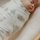 Knit Swaddle Blanket - Hundred Acre Wood