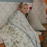 Three-Layer Jumbo Quilt - Hundred Acre Wood