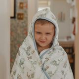 Premium Big Kid Hooded Towel - Hundred Acre Wood