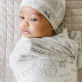 Knit Swaddle Blanket - Gage