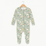 Zip-up Footie - Country Duck